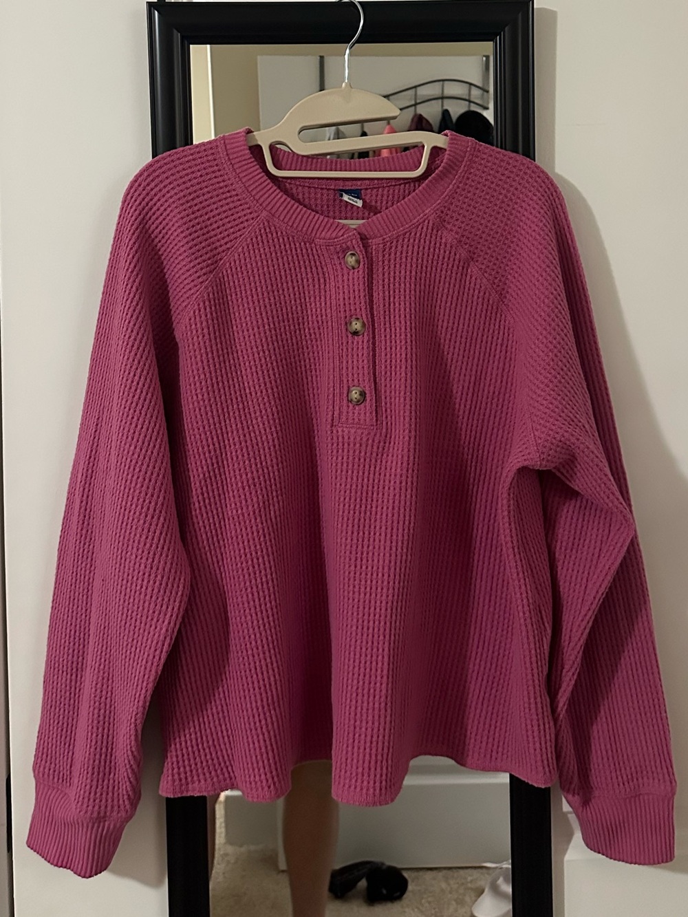 Old Navy Waffle Knit Plush Tee